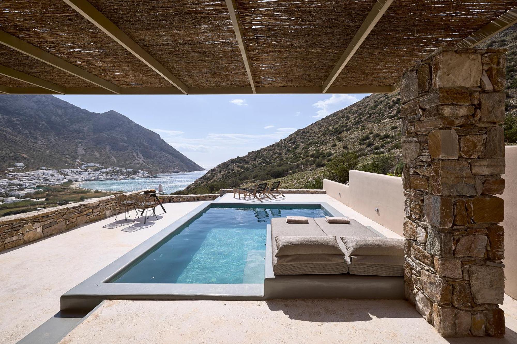 Apsila Pool Suites Kamares  Chambre photo