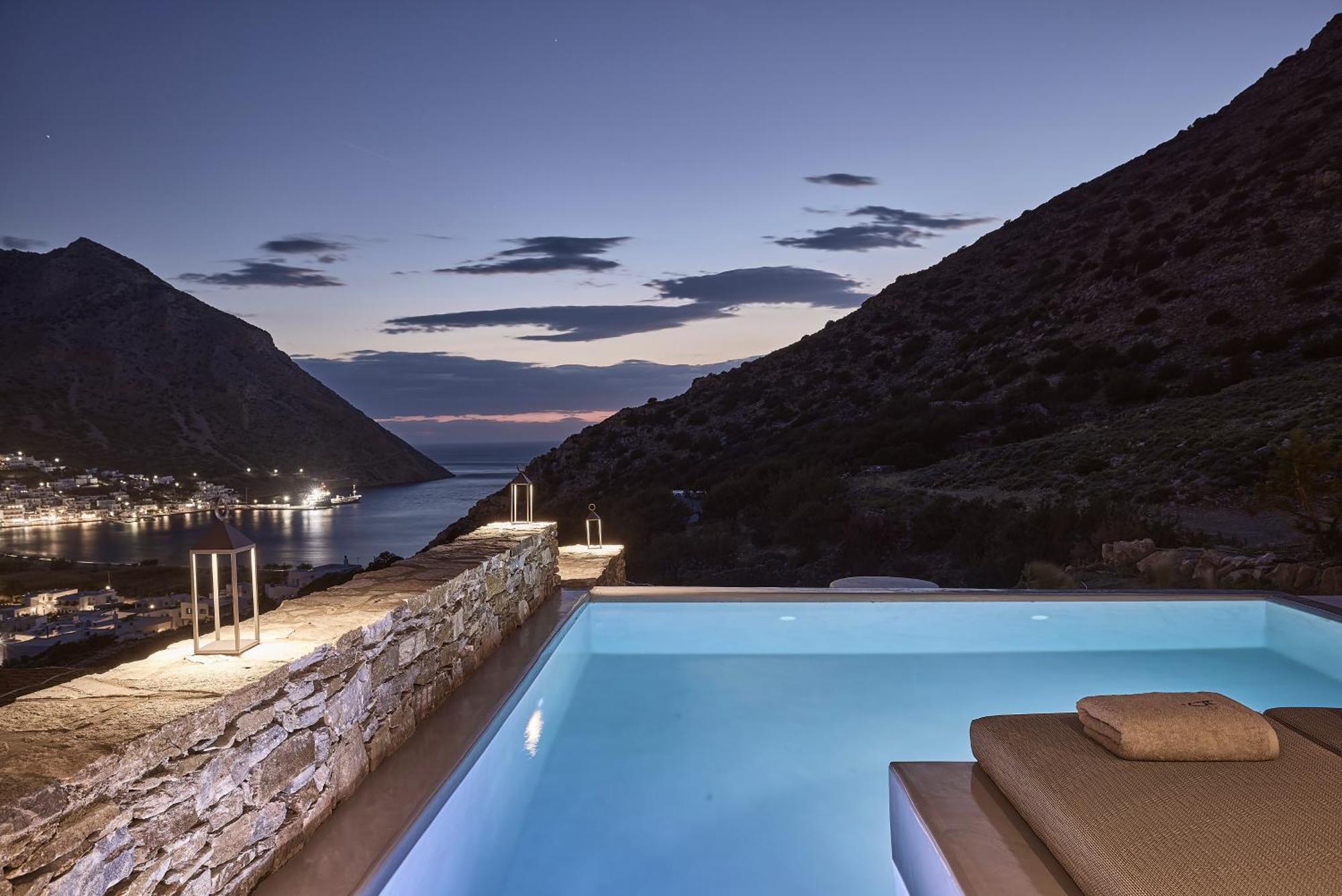 Apsila Pool Suites Kamares  Chambre photo