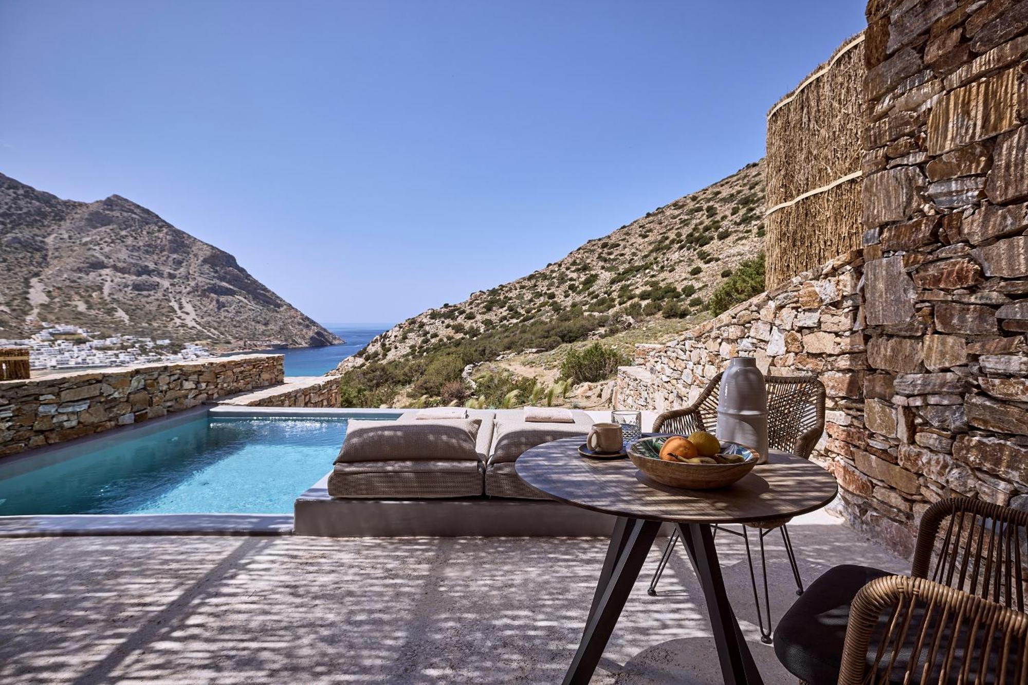 Apsila Pool Suites Kamares  Chambre photo