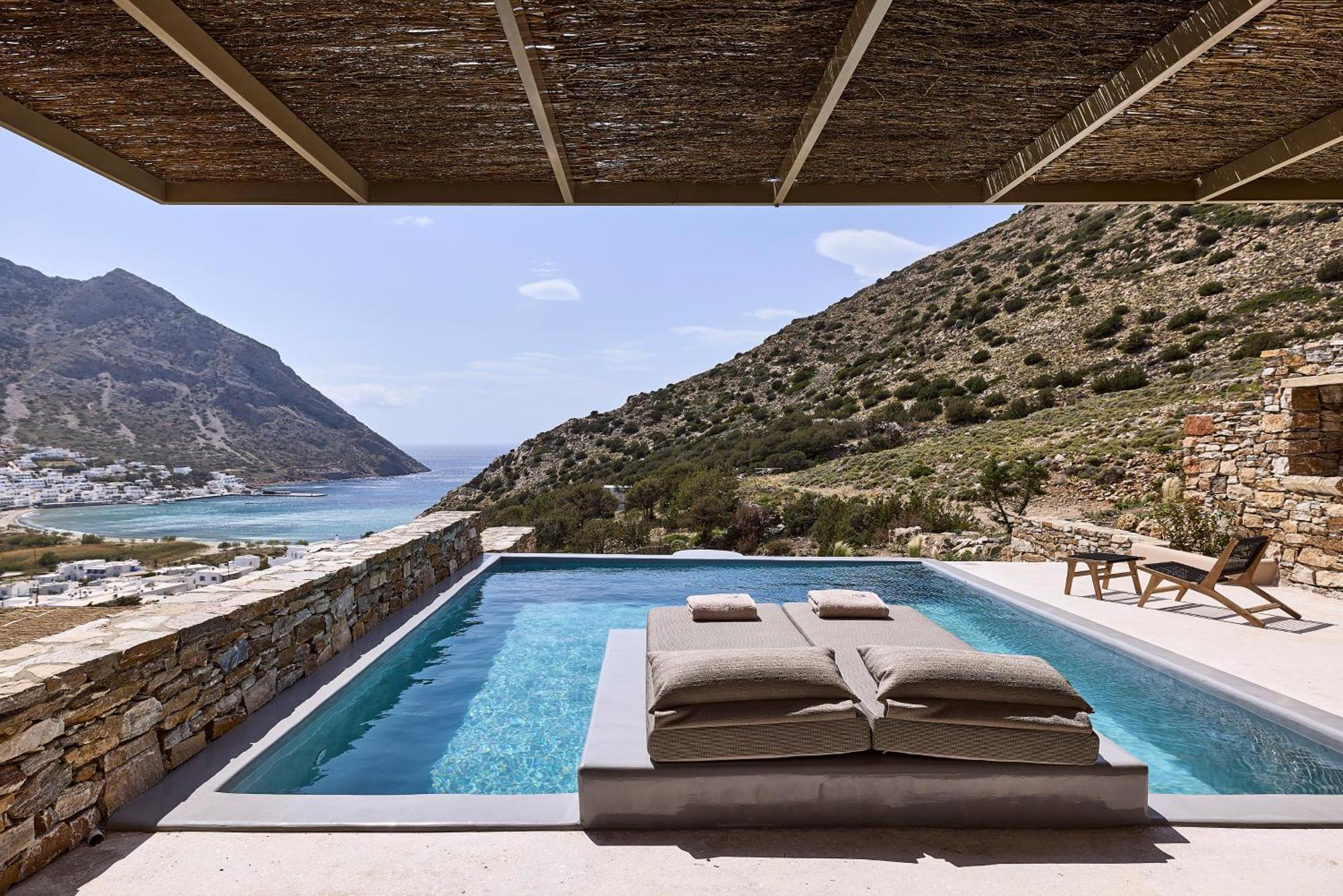 Apsila Pool Suites Kamares  Chambre photo