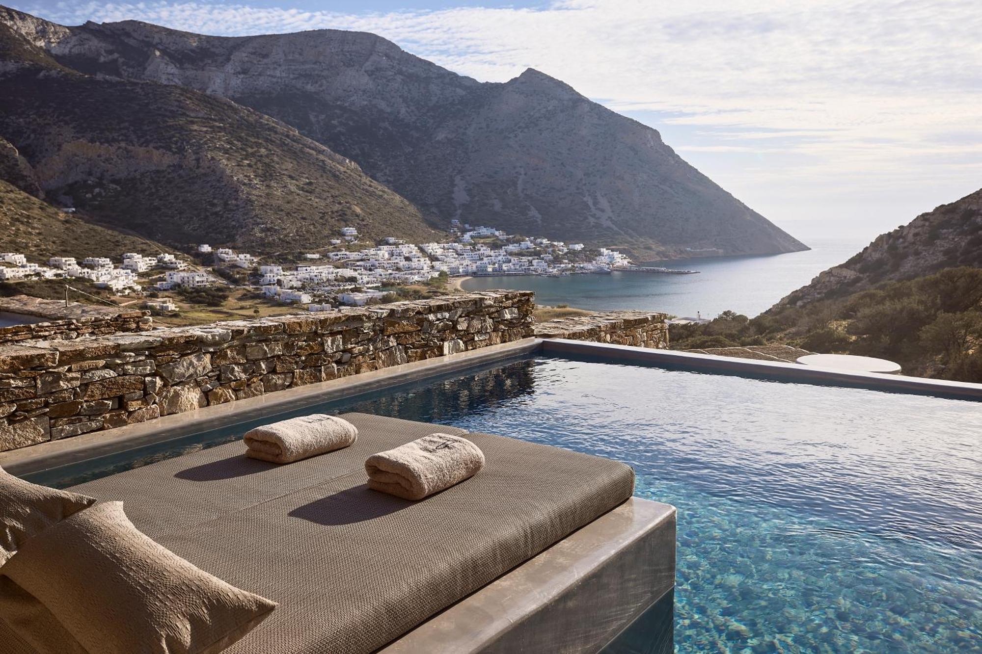 Apsila Pool Suites Kamares  Chambre photo